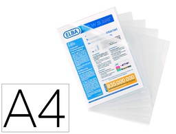 [400005376] CARPETA DOSSIER UÑERO ELBA STANDARD FOLIO PLASTICO 140 MC PIEL NARANJA CAJA DE 100 UNIDADES