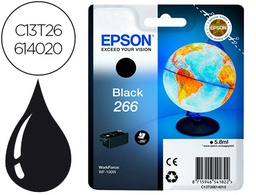 [C13T26614020] INK-JET EPSON 266 WF-100W NEGRO 250 PAGINAS