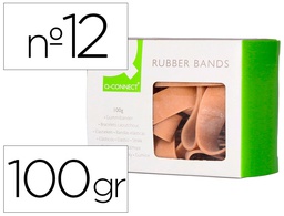 [KF14648] BANDAS ELASTICAS Q-CONNECT 100 GR 120X10 MM NUMERO 12