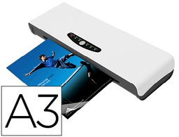 [KF16915] PLASTIFICADORA Q-CONNECT DIN A3 ALTO RENDIMIENTO FRIO/ CALIENTE CUATRO RODILLOS HASTA 250 MC