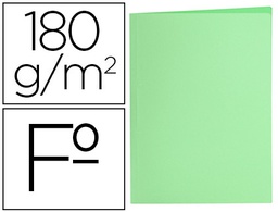 [SC40] SUBCARPETA LIDERPAPEL FOLIO VERDE PASTEL 180G/M2