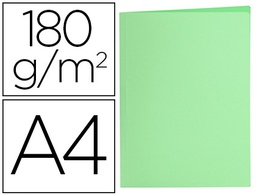 [SC33] SUBCARPETA LIDERPAPEL A4 VERDE PASTEL 180G/M2
