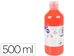 [DD04] PINTURA DEDOS LIDERPAPEL BOTELLA DE 500 ML ROJO