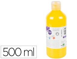 [DD01] PINTURA DEDOS LIDERPAPEL BOTELLA DE 500 ML AMARILLO