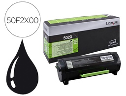 [50F2X0E / 50F2X00] TONER LEXMARK 502XÁMS410 / MS510 / MS610 NEGRO 10000 PAGINAS