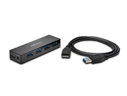 [K39122EU] HUB KENSINGTON USB 3.0 CARGADOR Y 4 PUERTOS