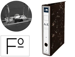 [AY02] ARCHIVADOR DE PALANCA LIDERPAPEL FOLIO CLASSIC CARTON ENTRECOLADO CON RADO LOMO 52MM NEGRO COMPRESOR METALICO