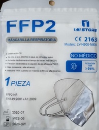 [6899 BLANCA HINTEK] MASCARILLA DE PROTECCIÓN FFP2 CERTIFICADO CE 2163 CON CLIP DE AJUSTE INDIVIDUAL
