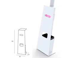 [EP/GG/PAP] DISPENSADOR PLANNING SISPLAMO DE GEL Y GUANTES CON PAPELERA INCLUYE BOTELLA GEL 1 LITRO 1350X270X380 MM