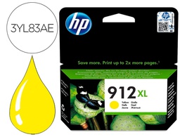 [3YL83AE] INK-JET HP 912 XL OFFICEJET 8010 / 8020 / 8035 AMARILLO 825 PAG