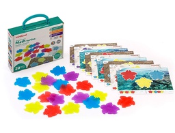 [32161] JUEGO MINILAND SET DE 20 TORTUGAS TRANSLUCIDAS Y 9 TARJETS DE ACTIVIDADES CON DOS NIVELES DE DIFICULTAD