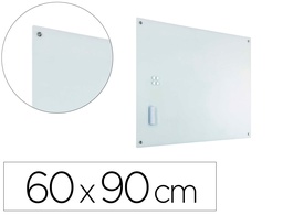 [728/2] PIZARRA CRISTAL PLANNING SISPLAMO MURAL MAGNETICA CON CAJETIN BORRADOR Y 5 IMANES DE NEODIMIO 60X90 CM