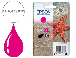 [C13T03A34010] INK-JET EPSON 603XL XP-2100 / 2105 / 3100 / 4100 / WF-2810 / 2830 / 2835 / 2850 MAGENTA 350 PAGINAS