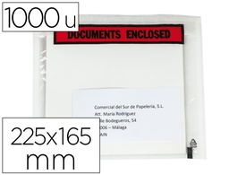 [KF11295] SOBRE AUTOADHESIVO Q-CONNECT PORTADOCUMENTOS 225X165 MM SIN VENTANA PAQUETE DE 1000 UNIDADES