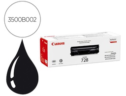 [3500B002] TONER CANON 728 I-SENSYS MF4410 / 4450D / 4580DN / L150 NEGRO 2.100 PAG