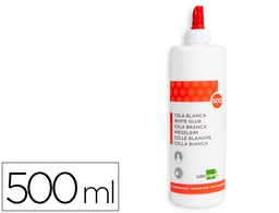 [PG13] PEGAMENTO COLA BLANCA LAVABLE LIDERPAPEL BOTE DE 500 ML