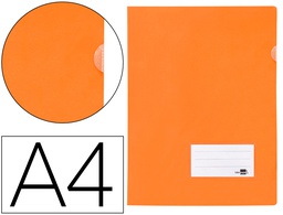 [BL26] CARPETA LIDERPAPEL DOSSIER A4 UÑERO NARANJA FLUOR OPACO