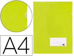 [BL25] CARPETA LIDERPAPEL DOSSIER A4 UÑERO AMARILLO FLUOR OPACO