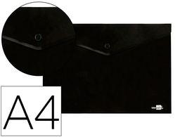 [DS69] CARPETA LIDERPAPEL DOSSIER BROCHE POLIPROPILENO DIN A4 NEGRO OPACO 50 HOJAS