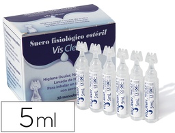 [96932] SUERO FISIOLOGICO ESTERIL SENTIDOS MONODOSIS 5 ML CAJA DE 30 UNIDADES