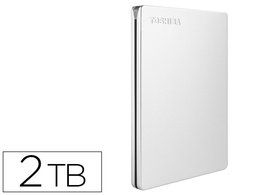 [HDTD320ES3EA] DISCO DURO EXTERNO TOSHIBA CANVIO SLIM HDD 2,50\" 5.000 MBIT/S USB 3.0 2 TB COLOR BLANCO