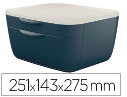 [53570089] FICHERO CAJONES DE SOBREMESA LEITZ COSY 2 CAJONES GRIS