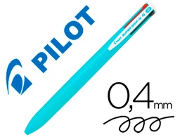 [NSG4AC] BOLIGRAFO PILOT SUPER GRIP G 4 COLORES RETRACTIL SUJECION DE CAUCHO TINTA BASE DE ACEITE CUERPO COLOR AZUL