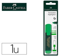 [145199] ROTULADOR FABER CASTELL FLUORESCENTE TEXTLINER 48-63 VERDE BLISTER DE 1 UNIDAD