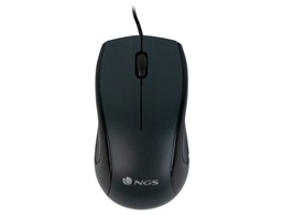 [MIST] RATON NGS WIRED MIST OPTICO CON CABLE 1000 DPI AMBIDIESTROS USB COLOR NEGRO