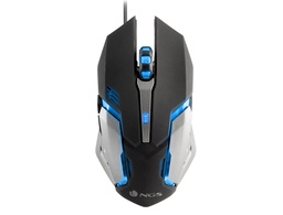 [GMX-100] RATON NGS GAMING GMX-100 OPTICO 1000/1200/1800/2400 DPI 6 BOTONES LED 7 COLORES 2,4 GHZ