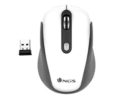 [HAZEWHITE] RATON NGS HAZE OPTICO 800/1600 DPI INALAMBRICO NANO RECEPTOR USB 2,4 GHZ COLOR BLANCO