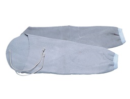 [C79] MANGUITO PARA SOLDADOR FARU CUERO AL CROMO PUÑO ELASTICO Y CORDON SUJECION SUPERIOR