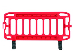 [KCB73] BARRERA FARU NAVIGATOR POLIETILENO ROJO LONGITUD 2 MT