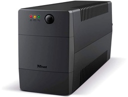 [23503] SAI TRUST PAXXON BATERIA 800 VA CON 2 TOMAS CORRIENTE FUNCION AVR