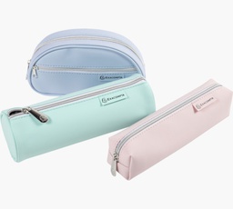 [52560E] BOLSO ESCOLAR EXACOMPTA AQUAREL GOMA 3 FORMAS COLORES SURTIDOS