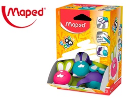 [15802] GOMA DE BORRAR MAPED CROC CROC DUO CONEJO COLORES SURTIDOS