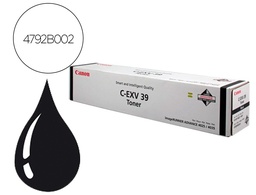 [4792B002] TONER CANON EXV39 IR4025I IR4035I IR4225 IR4500 NEGRO
