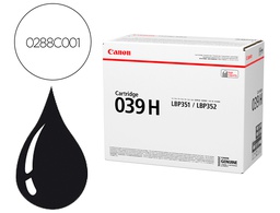 [0288C001] TONER CANON 039H ISENSYS LBP351X LBP352X NEGRO