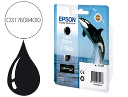 [C13T76084010] INK-JET EPSON SURECOLOR SC-P600 NEGRO MATE