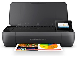 [CZ992A] EQUIPO MULTIFUNCION PORTATIL HP OFFICEJET 250 WIFI 4800X1200 TINTA 10 PPM NEGRO 7 COLOR PPM ESCANER COPIADORA
