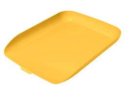 [53580019] BANDEJA SOBREMESA PLASTICO LEITZ COSY AMARILLO 268X126X358 MM