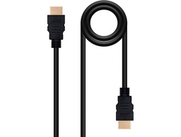 [10.15.0302] CABLE HDMI NANOCABLE V1.3 A/M-A/M COLOR NEGRO LONGITUD 1,8 M