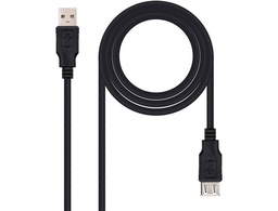 [10.01.0203-BK] CABLE USB NANOCABLE 2.0 TIPO A/M-A/H COLOR NEGRO LONGITUD 1,8 M