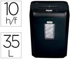 [2104585EU] DESTRUCTORA DE DOCUMENTOS REXEL PROMAX QS RSX1035 CAPACIDAD 10 HOJAS PARTICULAS DESTRUYE GRAPAS CLIPS Y