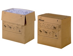 [2105903] BOLSA DE RESIDUOS REXEL RECICLABLE PARA DESTRUCTORA AUTO+ 750X/750M CAPACIDAD 115 L PACK DE 50 UNIDADES