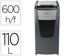 [2020600XEU] DESTRUCTORA DE DOCUMENTOS REXEL OPTIMUM AUTO+ 600X EU CAPACIDAD 600 HOJAS PARTICULAS DESTRUYE GRAPAS