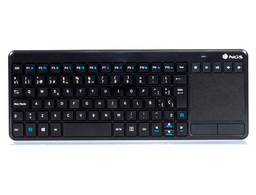 [TVWARRIOR] TECLADO NGS WARRIOR INALAMBRICO TOUCH PAD CON TECLAS MULTIMEDIA DE 2,4 GHZ COLOR NEGRO