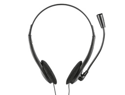 [21665] AURICULAR TRUST PRIMO CHAT HEADSET PARA PC Y LAPTOP LONGITUD CABLE 1,8 M CON MICROFONO CONEXION JACK 3.5