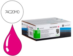 [74C20M0] TONER LEXMARK LASER 74C20M0 CX725DE / CS720DE / CS725DE MAGENTA 3000 PAGINAS