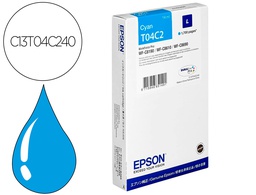 [C13T04C24N] INK-JET EPSON T04C2 CIAN 1700 PAGINAS